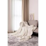 plaid chaud et doux grande taille | Designix -  corn white 100x150cm  - https://designix.fr/
