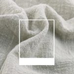 Serviettes table Fête en coton mousseline uni beige