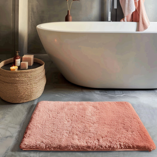 Tapis de bain couleur saumon – Image 3