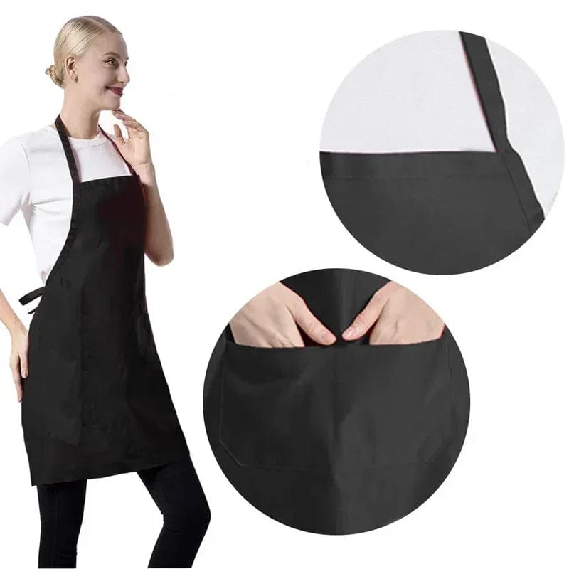 Tablier ajustable et résistant à l'huile avec poche pour cuisine et barbecue – Image 8
