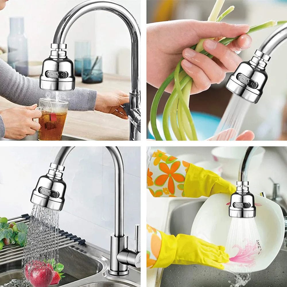 Accessoire de salle de bain : aérateur pivotant pour robinet - économiseur d'eau - diffuseur – Image 5