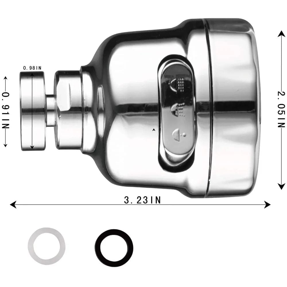 Accessoire de salle de bain : aérateur pivotant pour robinet - économiseur d'eau - diffuseur – Image 3