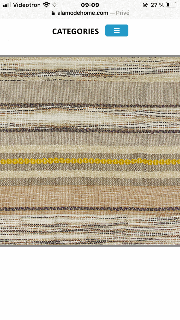 Couvre-lit Asger jaune – Image 3