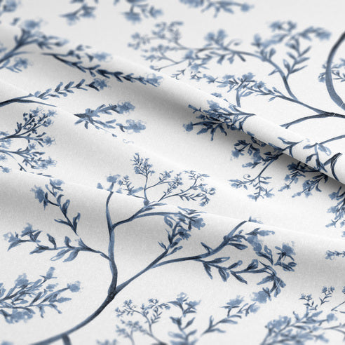 Couvre lit Tinsley Bluebell fabriqué au Canada par Colcha Linens – Image 4