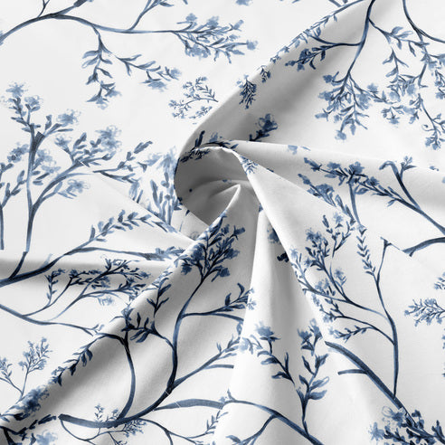 Couvre lit Tinsley Bluebell fabriqué au Canada par Colcha Linens – Image 5