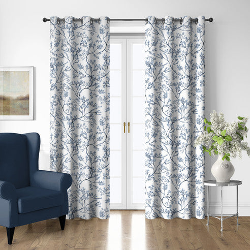 Couvre lit Tinsley Bluebell fabriqué au Canada par Colcha Linens – Image 6