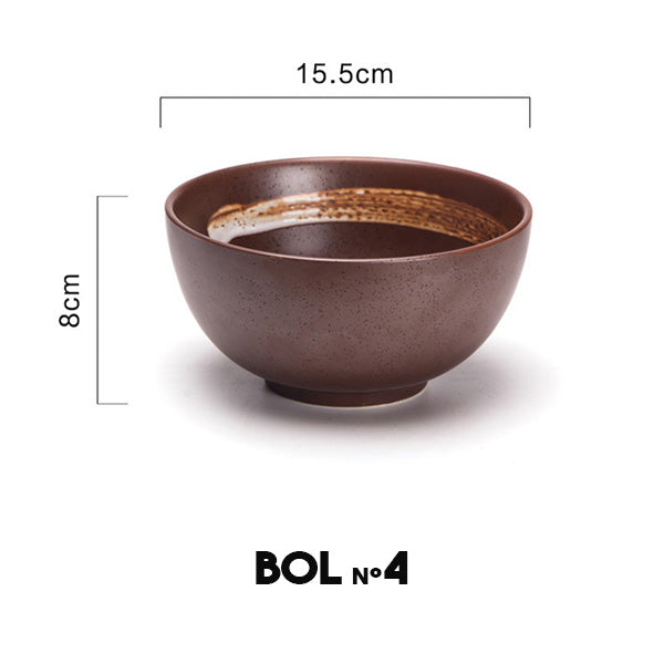 Bol japonais n°4 (avec motifs beiges)