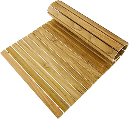 Tapis de bain motif caillebotis