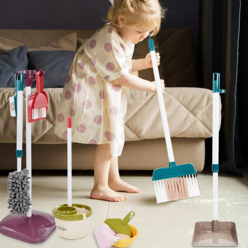 Torchon - essuie mains chariot nettoyage pour enfants - style Mimoune – Image 4