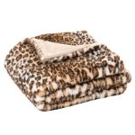 Couvre-lit fausse fourrure motif Cheetah par Brunelli - Livraison prévue printemps 2025