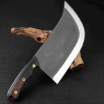 Vaisselle couteau de boucher pour restaurant et hôtel en acier manganèse