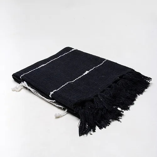 Couvre-lit douillet noir – Image 3