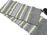 Couvre lit COZY en tons gris et vert