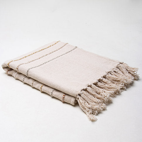 Couvre-lit douillet - Beige – Image 4