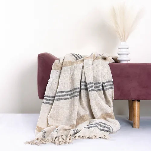 Couvre-lit Cozy - Beige – Image 5