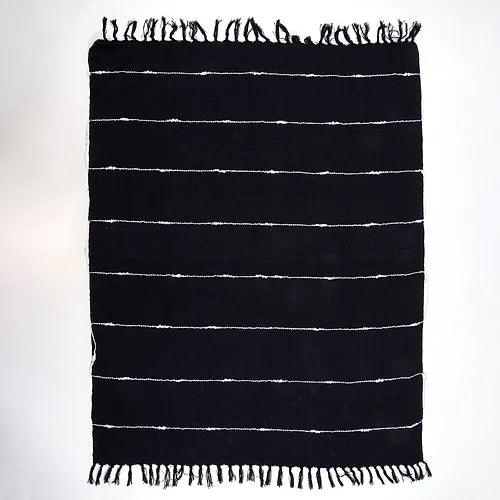 Couvre-lit douillet noir – Image 2