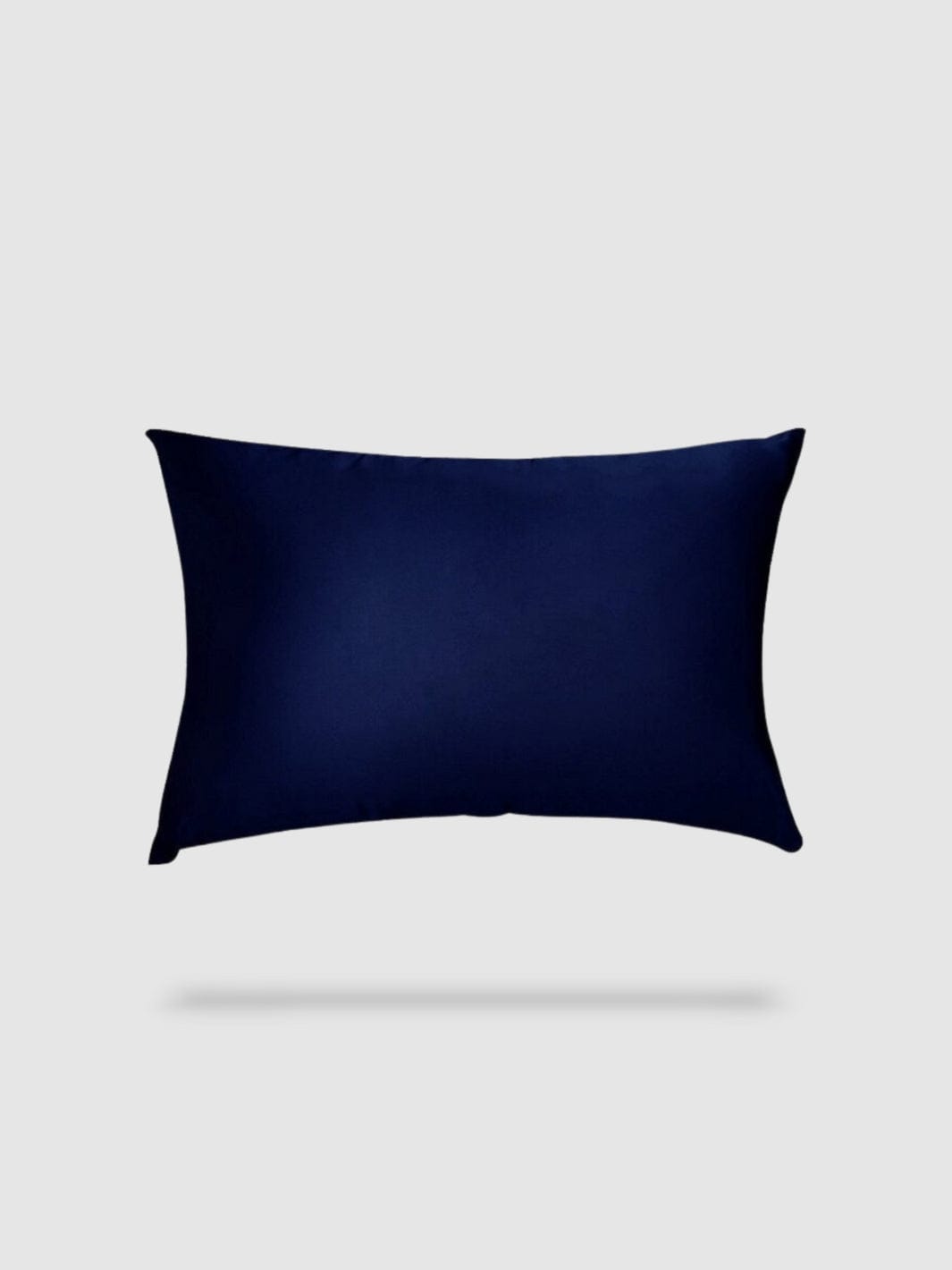housse de coussin soie de murier 50x70 - Bleu nuit