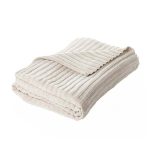 Couvre-lit chenille crème Hippy de Brunelli