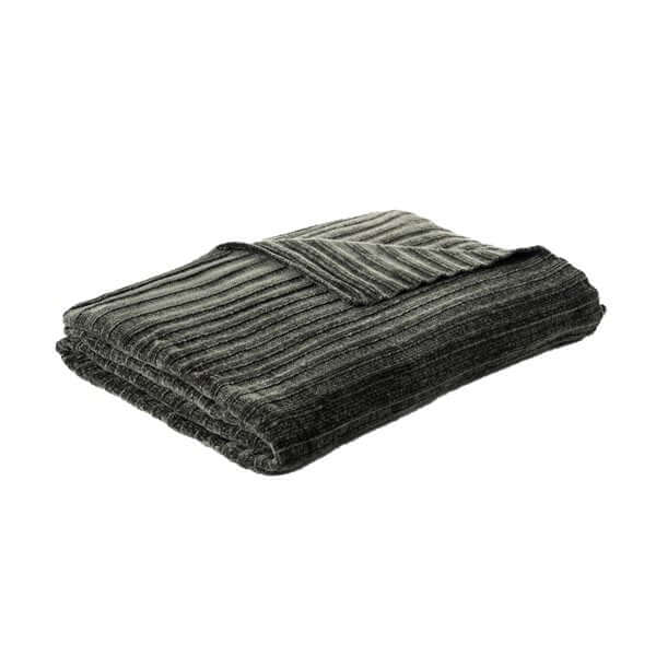 Couvre-lit chenille vert Hippy - Brunelli