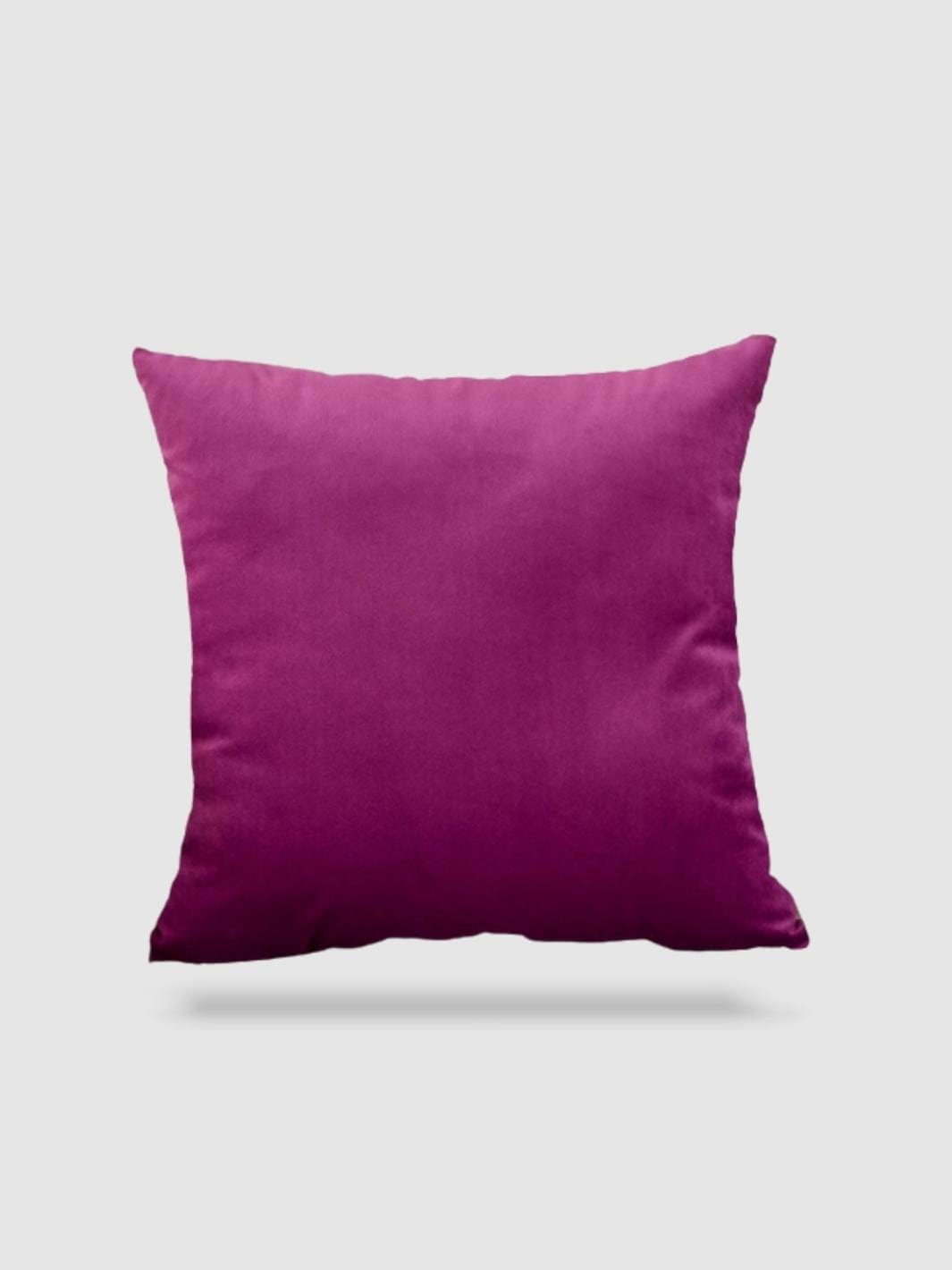 housse de coussin velours 50x50 - Violet