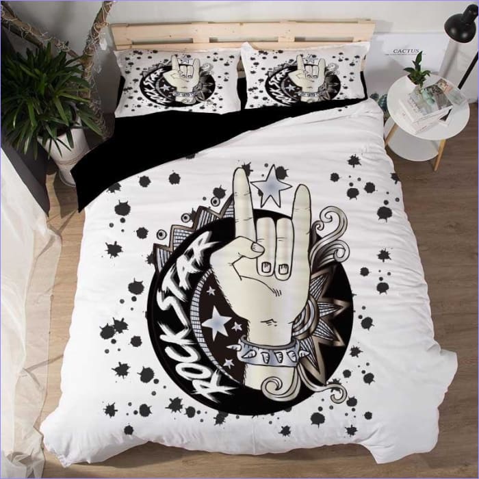 Housse de couette jeune rock star