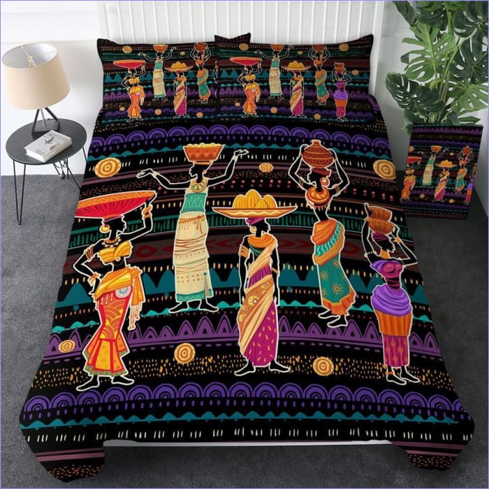Housse de Couette Africaine Noire - couettedouillette