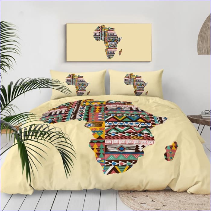 Housse de Couette Afrique 140x200 - couettedouillette