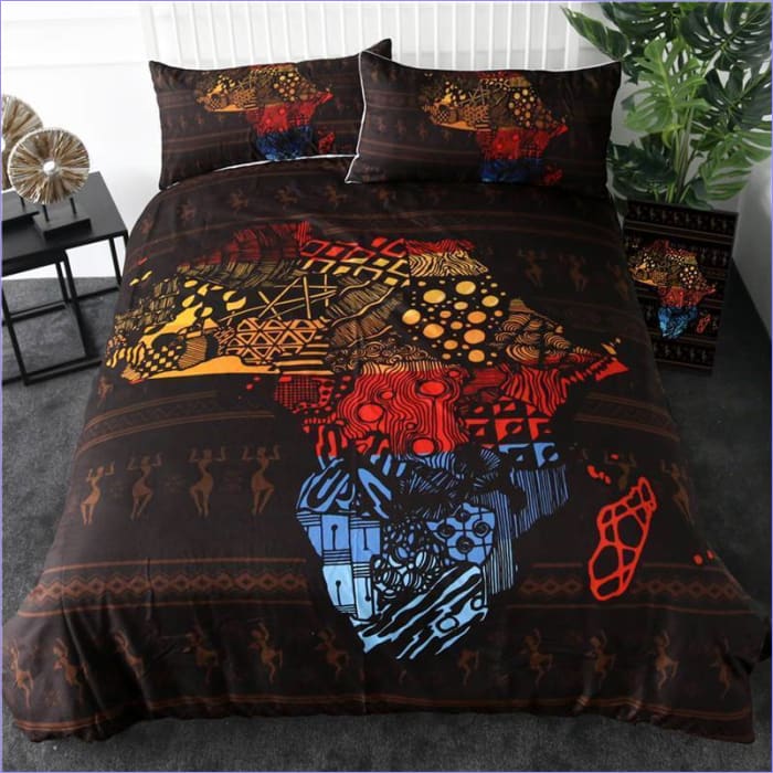 Housse de Couette Afrique - Continent - couettedouillette