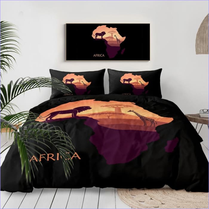 Housse de Couette Afrique et Savane - couettedouillette