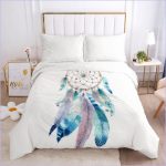 Housse de couette motif attrape-rêves