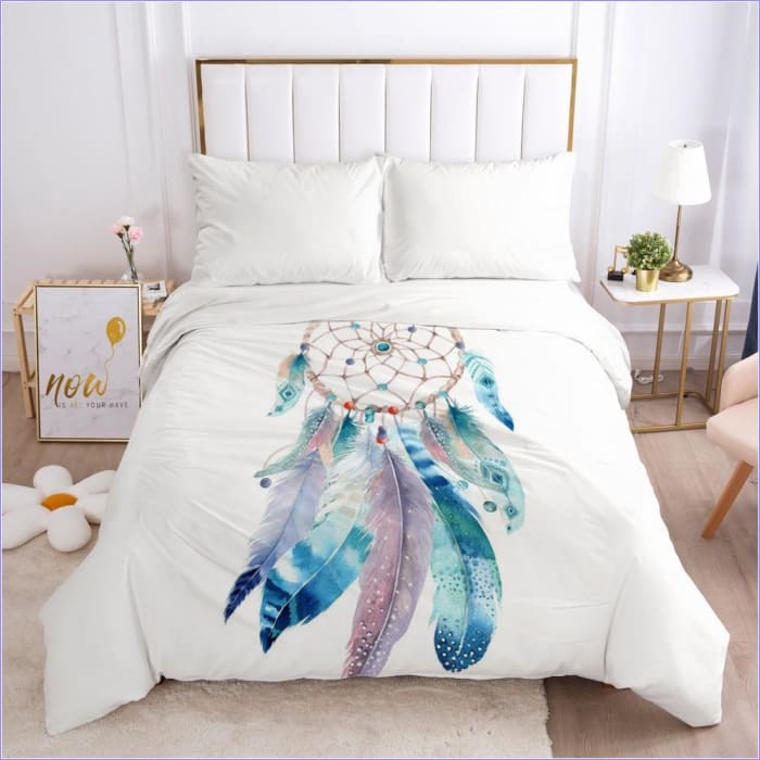 Housse de couette motif attrape-rêves