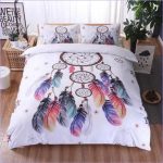 Housse de Couette Attrape Rêves à Plumes Dessin - 