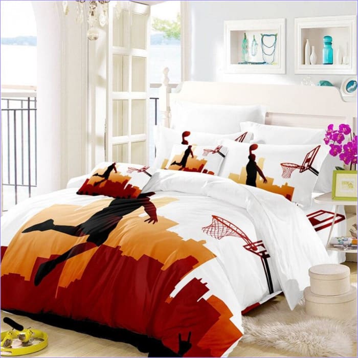 Housse de couette ambiance basketball urbain – Image 3