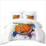 Housse de couette motif basket artistique