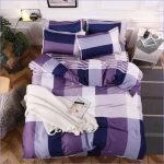 Housse de Couette Moderne Mauve | Couettedouillette