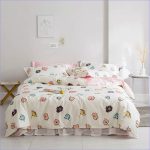 Housse de Couette Blanche Fleurie - couettedouillette