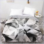Housse de Couette Blanche Grise - couettedouillette
