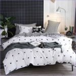 Housse de Couette Blanche Romantique | Couettedouillette