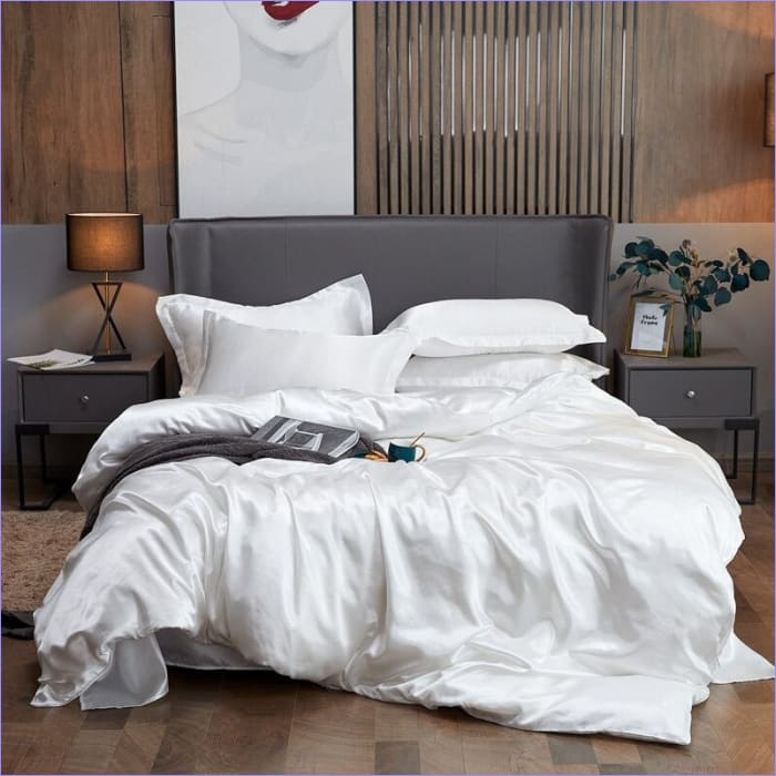 Housse de Couette Blanche Unie - couettedouillette
