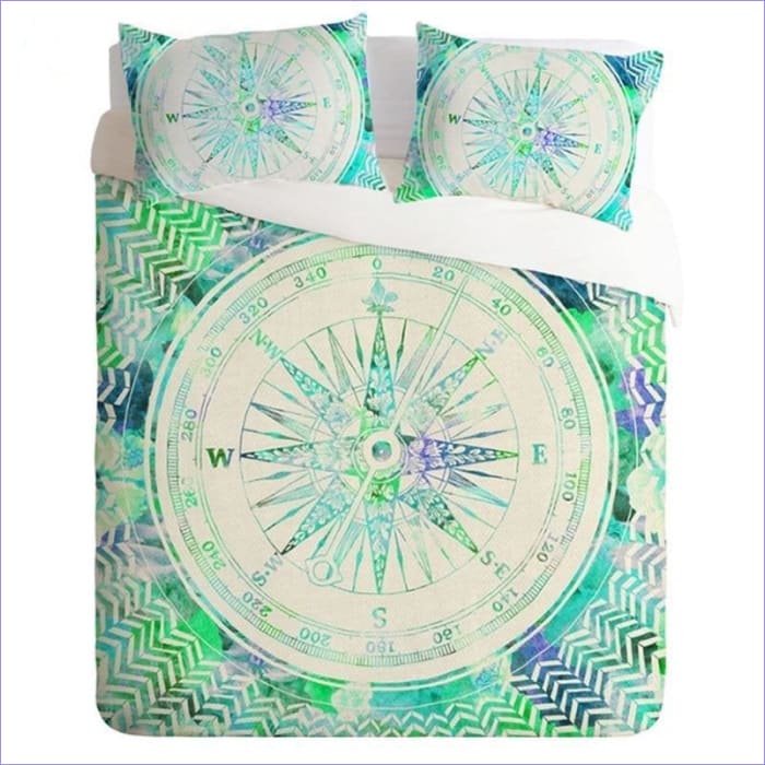 Housse de Couette Bohème - Boussole - couettedouillette