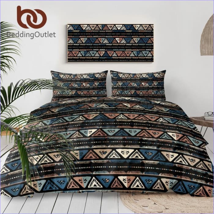 Housse de couette bohème chic avec motif aztèque – Image 4