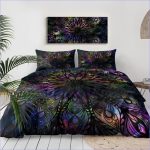 Housse de Couette Bohème Cosmique Multicolore - 