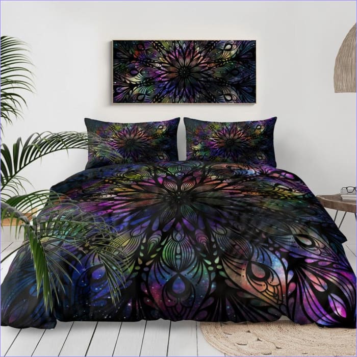 Housse de Couette Bohème Cosmique Multicolore -