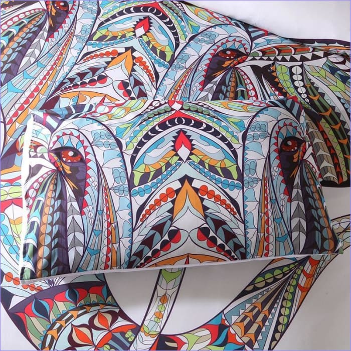 Housse de couette motif éléphant bohème indien – Image 2