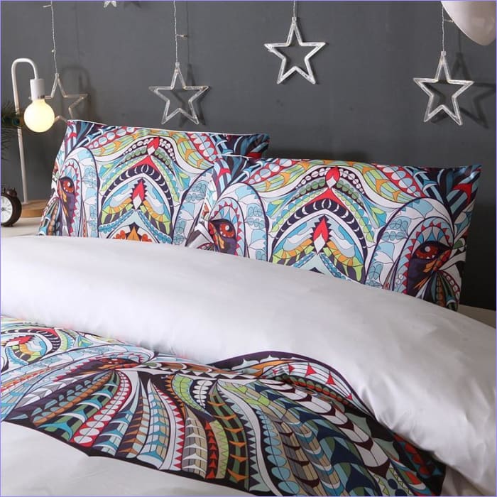 Housse de couette motif éléphant bohème indien – Image 3