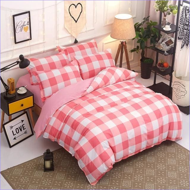 Housse de Couette Carrés Colorés - couettedouillette