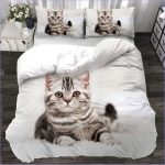 Housse de Couette Chat à poil court - couettedouillette