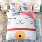Housse de Couette Chat Maneki Neko - couettedouillette