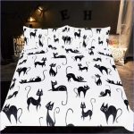 Housse de Couette Chat Noir - couettedouillette