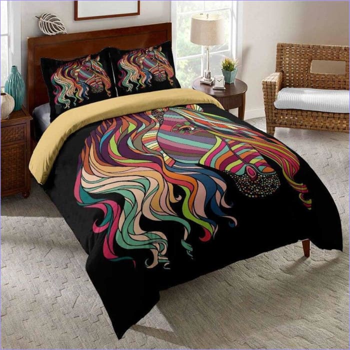 Housse de couette motif équestre bohémien – Image 4